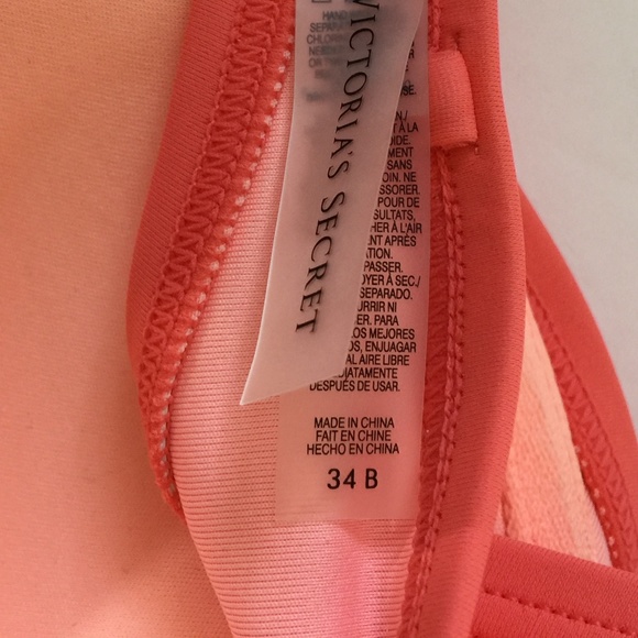 Victoria's Secret Coral 2 Piece Swim Suit Bikini - Picture 6 of 6